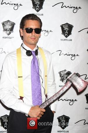 Scott Disick  hosts an 'American Psycho' themed Halloween Event at 1Oak Nighclub held at the Mirage Hotel and Casino...