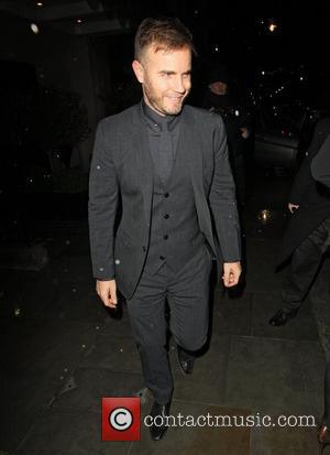 Gary Barlow leaving Scotts restaurant after dining with David Walliams and Lara Stone London, England - 13.12.11