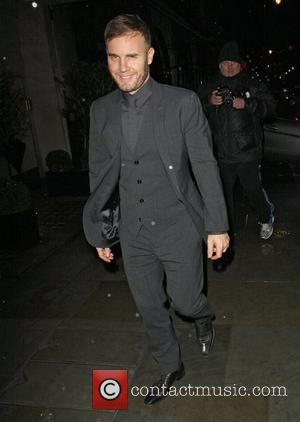 Gary Barlow leaving Scotts restaurant after dining with David Walliams and Lara Stone London, England - 13.12.11