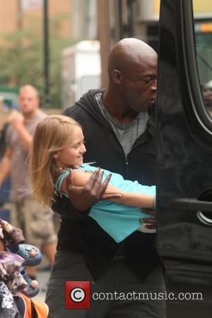 Leni Klum and Seal Singer Seal picks up his children from his estranged wife's apartment New York City, USA -...