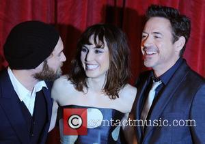 Robert Downey Jr., Noomi Rapace and Jude Law  'Sherlock Holmes: A Game of Shadows' UK film premiere held at...