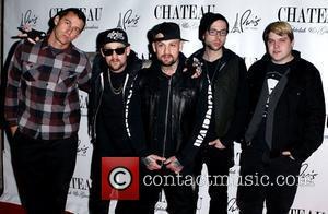 Joel Madden, Benji Madden and band members of Good Charlotte  Jersey Shore star Mike 'The Situation' Sorrentino and Good...