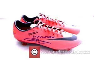 Didier Drogba  Small Steps Project: London Celebrity Shoe Auction 2012   A host of global celebrities have kindly...
