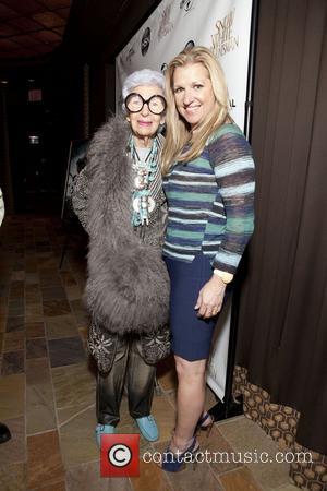 Iris Apfel & Mindy Grossman HSN Universal cocktail reception for 'Snow White & The Huntsman' held at the Tribeca Grand...
