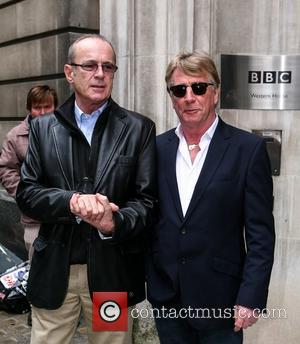 Francis Rossi and Rick Parfitt of Status Quo outside the BBC Radio 2 studios London, England - 01.11.12