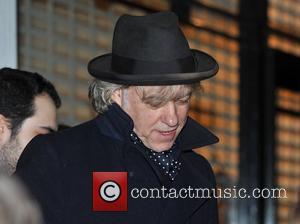 Bob Geldof Stella McCartney store Christmas Lighting. London, England - 29.11.11
