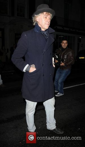 Sir Bob Geldof  Stella McCartney store Christmas Lighting London, England - 29.11.11