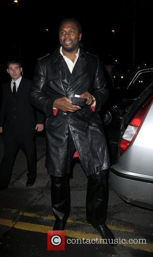 Audley Harrison,  at the Strictly Come Dancing Live Final held at the Pleasure Beach Casino. Blackpool, England - 17.12.11