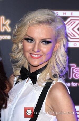 Perrie Edwards of Little Mix X Factor contestants perform at TalkTalk's secret gig - photocall London, England - 30.11.11