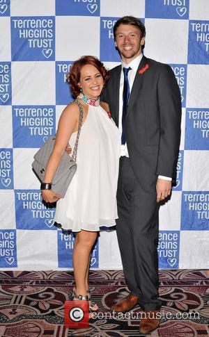 Sarah Cawood and Andy Merry Terrence Higgins Trust: Friends for Life - charity dinner  held at the Park Lane...