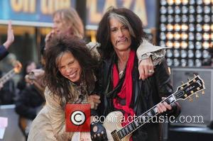 Steven Tyler and Joe Perry  Aerosmith performing live during the 'Today Show' concert series in New York City New...