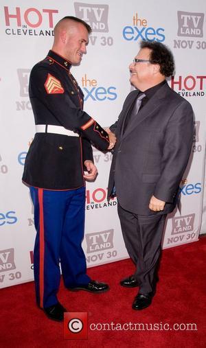 Wayne Knight and Staff Sgt Eric Worth TV Land holiday premiere party for 'Hot in Cleveland' & 'The Exes' at...