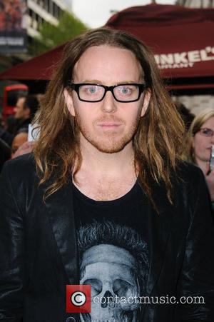 Tim Minchin 'We Will Rock You' 10th year anniversary performance - arrivals London, England - 14.05.12