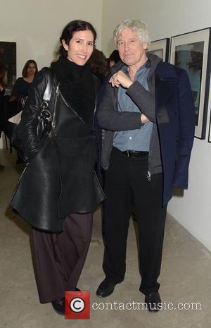 Morleigh Steinberg and Adam Clayton - Guggi Art Launch Dublin Ireland Thursday 24th January 2013