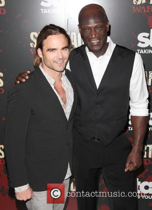 Dustin Clare and Peter Mensah - Spartacus: War Of The Damned Premiere New York City NY USA Thursday 24th January...