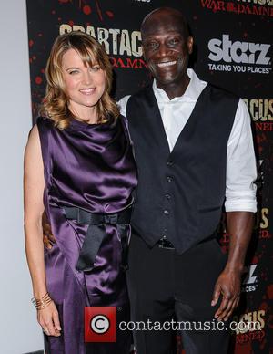 Lucy Lawless and Peter Mensah - Spartacus: War Of The Damned New York City USA Thursday 24th January 2013