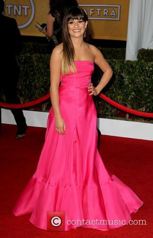 Lea Michele - SAG Awards Arrivals Los Angeles California United States Sunday 27th January 2013