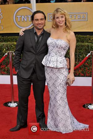 Johnny Galecki and Kelli Garner - 19th Annual Screen Actors Guild (SAG) Awards Los Angeles California United States Sunday 27th...