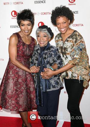 Angela Bassett, Ruby Dee and Cherise Booth - Premiere of 'Betty & Coretta' New York City USA Monday 28th January...