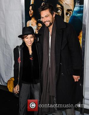 Jason Momoa and Zoe Kravitz - New York premiere of 'Bullet to the Head' New York City NY United States...