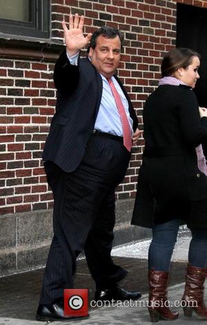 Governor Chris Christie - Celebrities at the Ed Sullivan Theater