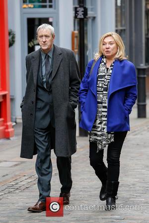 Nicholas Lyndhurst and Amanda Redman