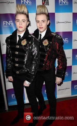 John & Edward AKA Jedward - Friends N Family 2013 Pre Grammy party Los Angeles California United States Friday 8th...