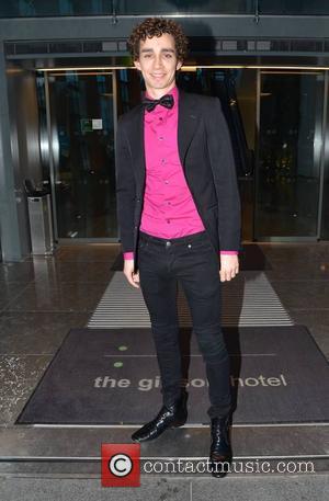 Robert Sheehan - Guests leave the Gibson Hotel Dublin Ireland Saturday 9th February 2013