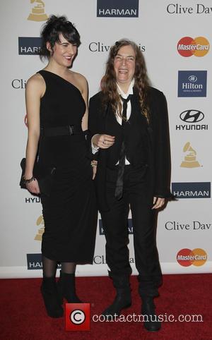 Patti Smith and Jesse Smith - Clive Davis 2013 Pre-Grammy Gala Los Angeles California USA Saturday 9th February 2013