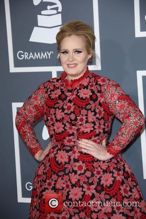 Adele - 55th Annual GRAMMY Awards at Staples Center - Arrivals at Grammy Awards, Staples Center - Los Angeles, CA,...