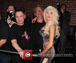 Courtney Stodden, Alex Stodden and Doug Hutchison - Courtney Stodden music video party Los Angeles California USA Sunday 10th February...