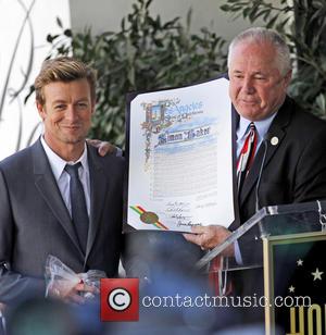 Simon Baker is honoured with a star on the Hollywood Walk of Fame - Los Angeles, California, United States -...