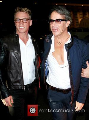 Nick Gruber and Lloyd Klein - Lloyd Klein celebrates his birthday with Nick Gruber at Mr Chow restaurant in Beverly...