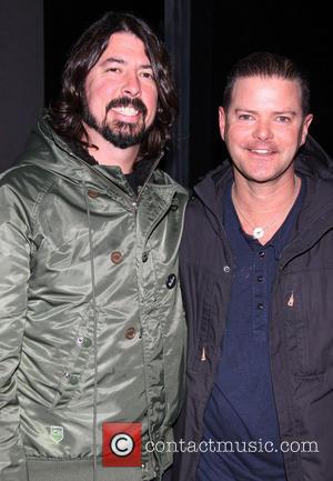 Dave Grohl and Clarke Thorell - Dave Grohl takes his daughters to the Broadway musical 'Annie' at the Palace Theatre...