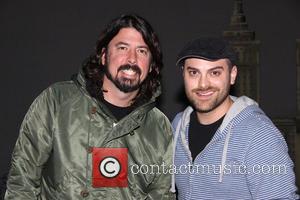 Dave Grohl and Dustin Harder - Dave Grohl takes his daughters to the Broadway musical 'Annie' at the Palace Theatre...