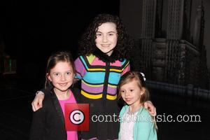 Dave Grohl takes his daughters to the Broadway musical 'Annie' at the Palace Theatre at Palace Theatre - New York...