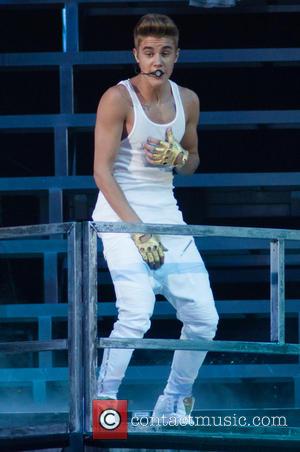 Justin Bieber - Justin Bieber performing during his 'Believe Tour'...