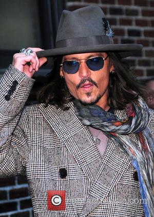 Johnny Depp - 'The Late Show With David Letterman' celebrities
