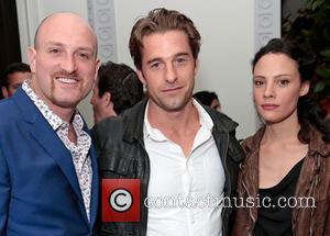 Michael Sucsy, Scott Speedman and Camille De Pazzis - Michael Sucsy birthday party - Los Angeles, California, United States -...
