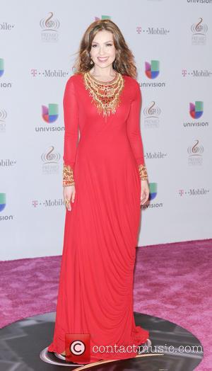 Thalia - 25th Anniversary Of Univision's 'Premio Lo Nuestro A La Musica Latina' at American Airline Arena - MIAMI, Florida,...