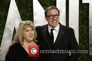 David O. Russell and guest - 2013 Vanity Fair Oscar Party at Sunset Tower - Arrivals - Los Angeles, CA,...