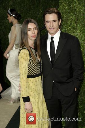 Dermot Mulroney and Tharita Catulle - 2013 Vanity Fair Oscar Party at Sunset Tower - Arrivals - Los Angeles, California,...