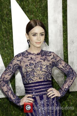 Lily Collins - 2013 Vanity Fair Oscar Party at Sunset...