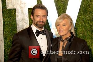 Hugh Jackman and Deborra-Lee Furness - 2013 Vanity Fair Oscar Party at Sunset Tower - Arrivals - Los Angeles, California,...