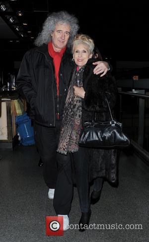 Brian May and Anita Dobson - Artists perform at St. Pancras Station to raise awareness for the 'Born Free Foundation'...