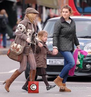 Geri Halliwell - Geri Halliwell seen on the school run...