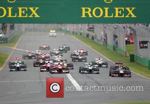 Sebastian Vettel leads - Formula One 2013 Australian Grand Prix - Race - Melbourne, Australia - Sunday 17th March 2013