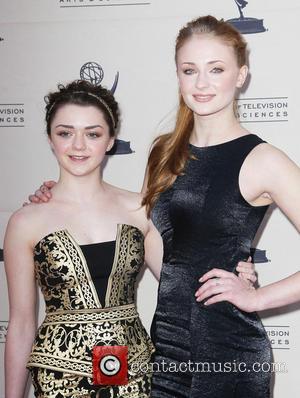 Maisie Williams and Sophie Turner - Academy of Television Arts & Sciences Presents An Evening with 'Game of Thrones' at...