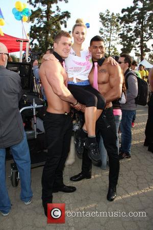 Jordan Carver - Susan G. Komen's Race for the Cure at Dodger's Stadium - Los Angeles, CA, United States -...