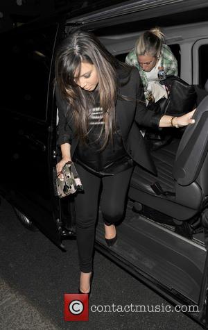 Kim Kardashian - Kim Kardashian arriving at her hotel